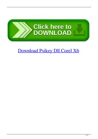 Download psikey.dll corel x5 free
